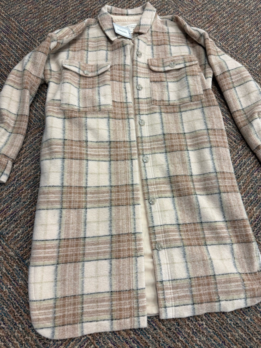Saltwater Luxe Nolin Plaid Jacket NWT - Picture 12 of 14